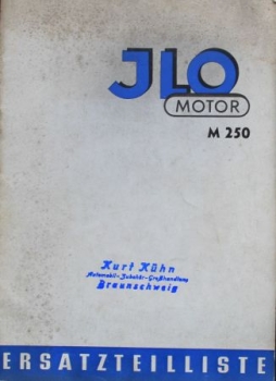 Ilo Motor M 250 Viergang Ersatzteilliste (9143)